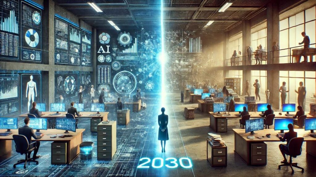 Future jobs in 2030 with AI and automation