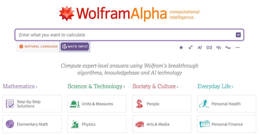Wolfram Alpha – Solve Complex Problems