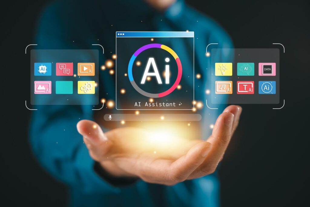 AI agent working autonomously on digital interface