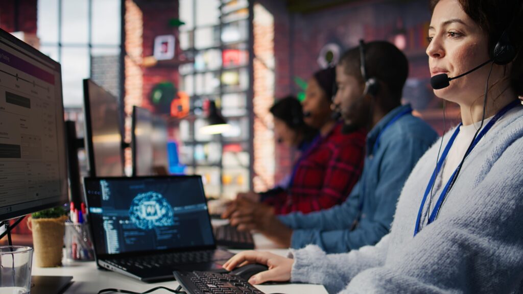 AI agent working autonomously on digital interface