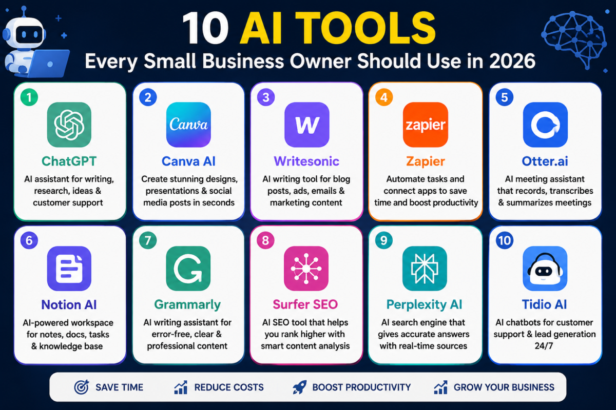 Home AI tools for small businesses